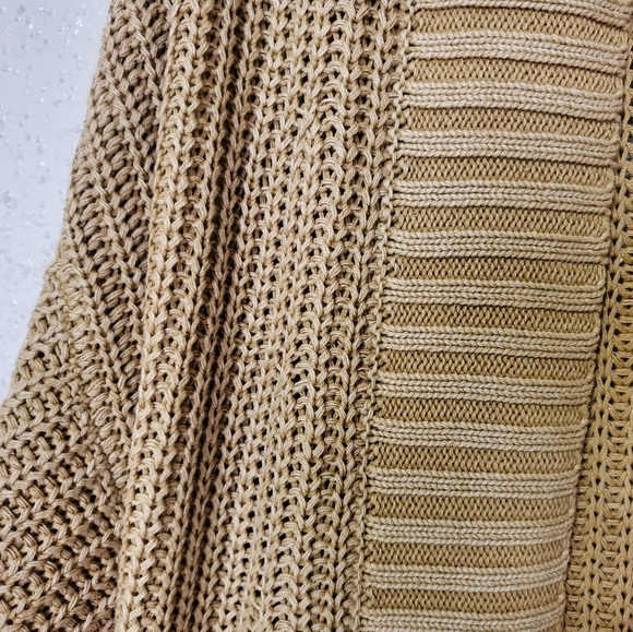 ●SOLD● NWT Women's Aerie Cozy Oversized Bonfire Open Cardigan Sweater - Yellow - Picture 7 of 7